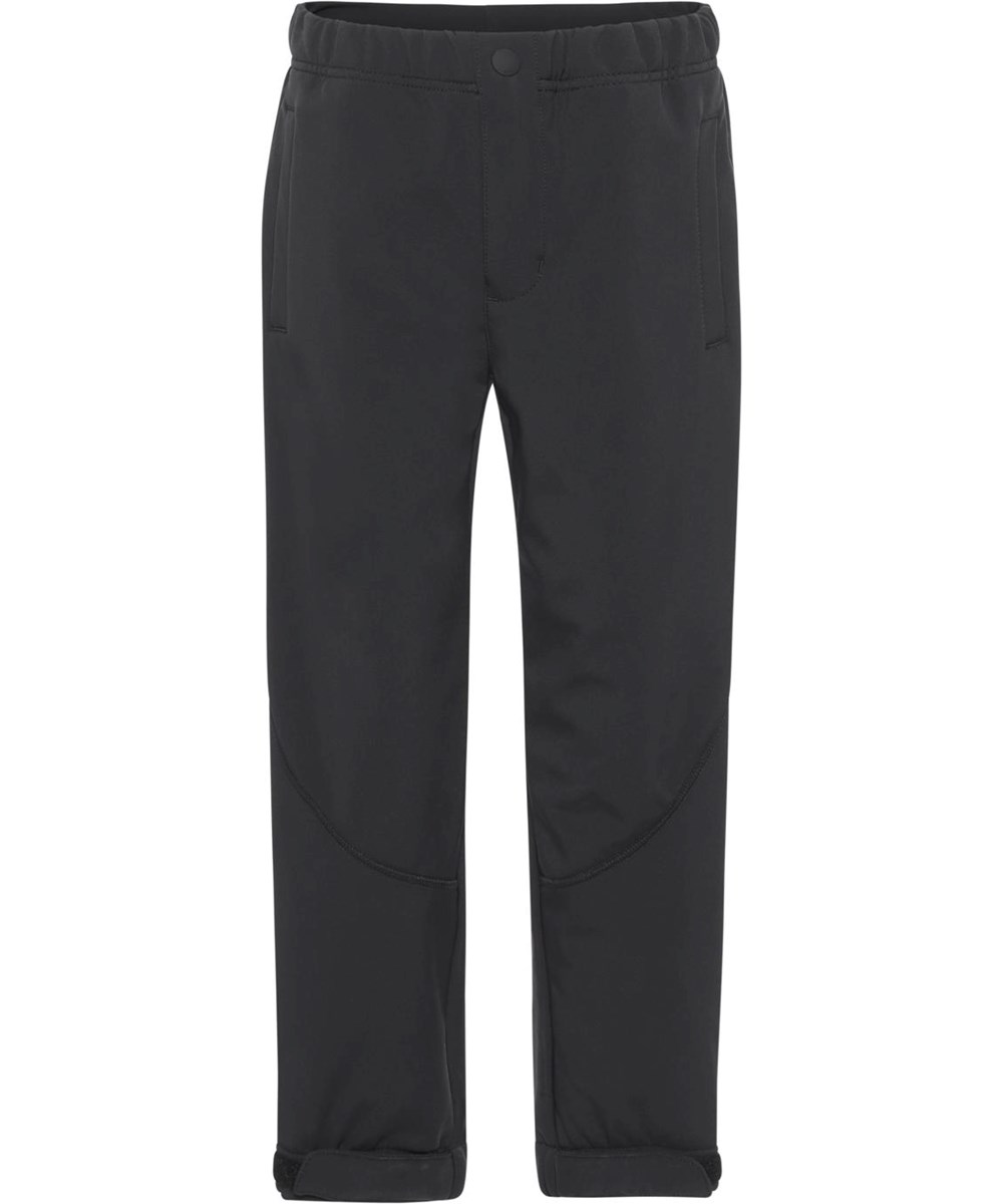 Haemon - Black - Recycelte schwarze Softshellhose