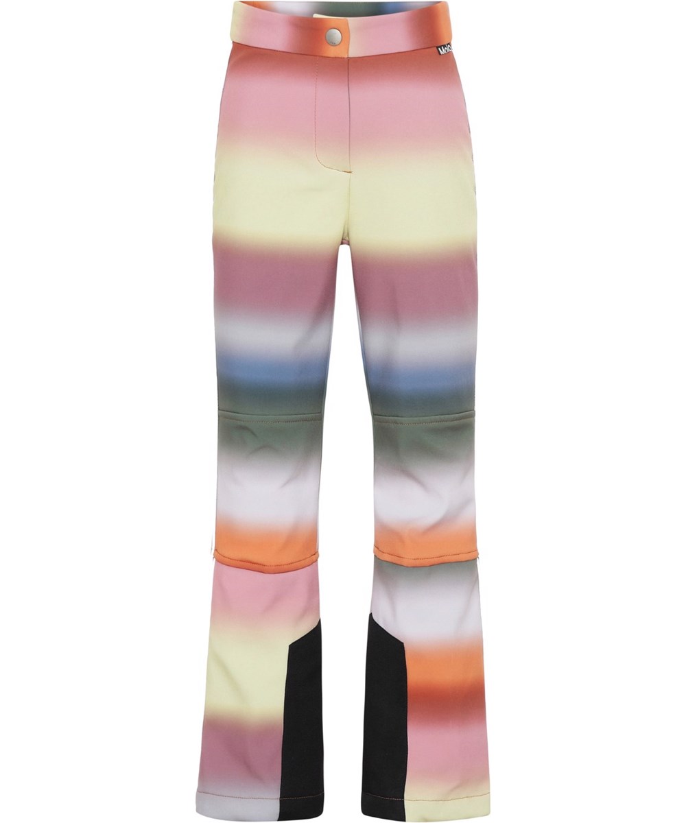 Harlie - Misty Rainbow - Recycelte Regenbogen-Skihose mit Schlag