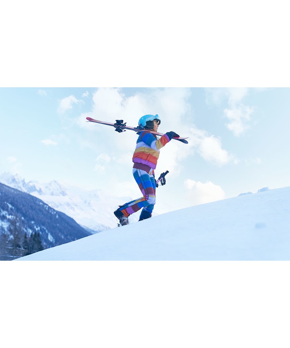 Harlie - Glowy Rainbow - Recycelte Regenbogen-Skihose mit Schlag