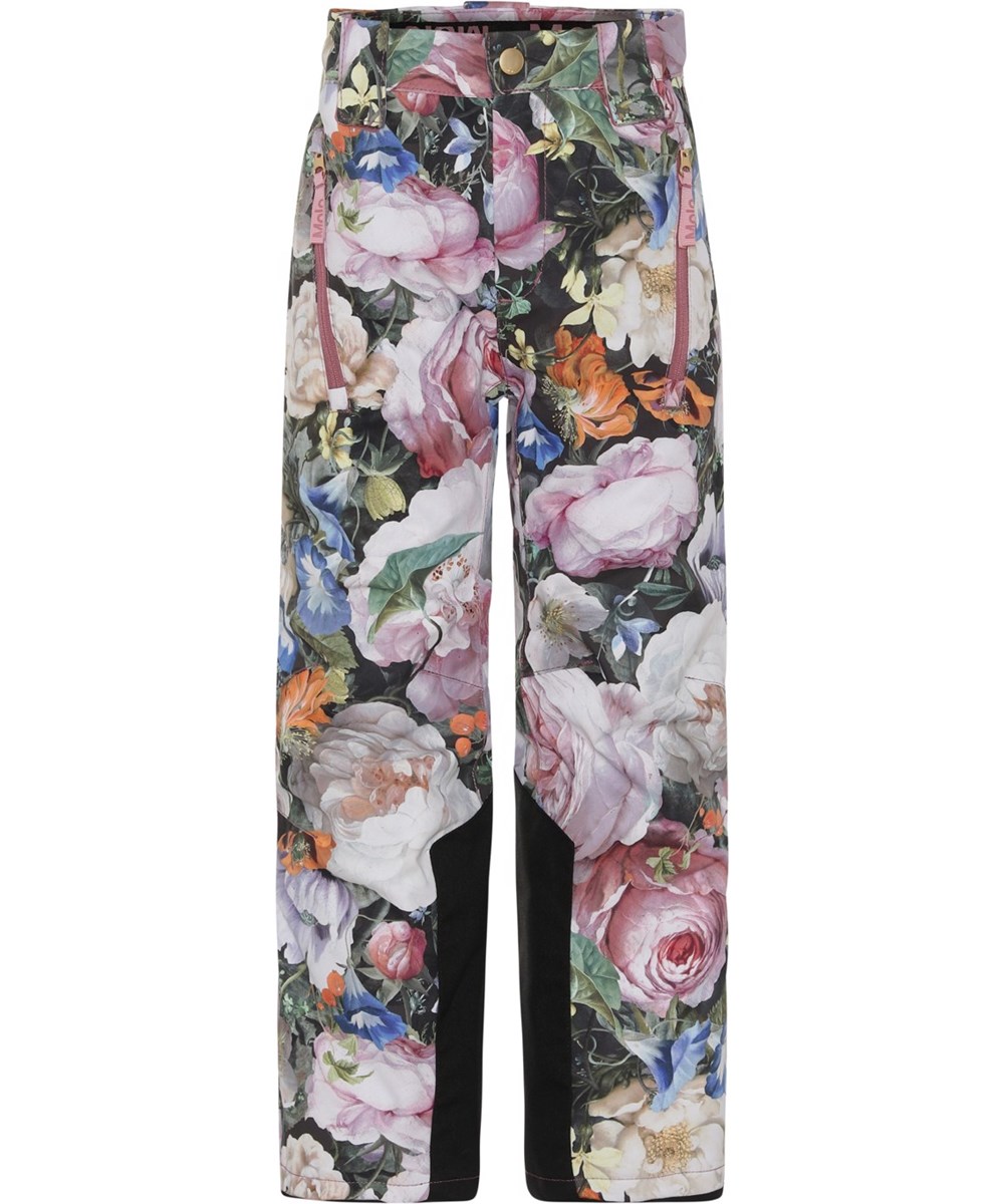 Jump Pro - Still Life - Recycelte Skihose mit Blumendruck
