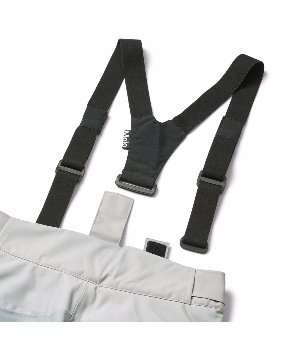 Jump Pro - Blue Ice - Wind- und wasserdichte Skihose für Kinder in blauen Farbverläufen aus recyceltem Polyester und gefüttert mit 3M™ Thinsulate™.