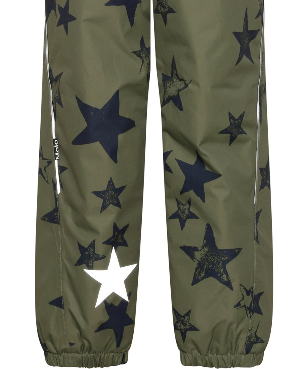 Paxton - Carbon Star - Grüne Überziehhose mit Sternedruck