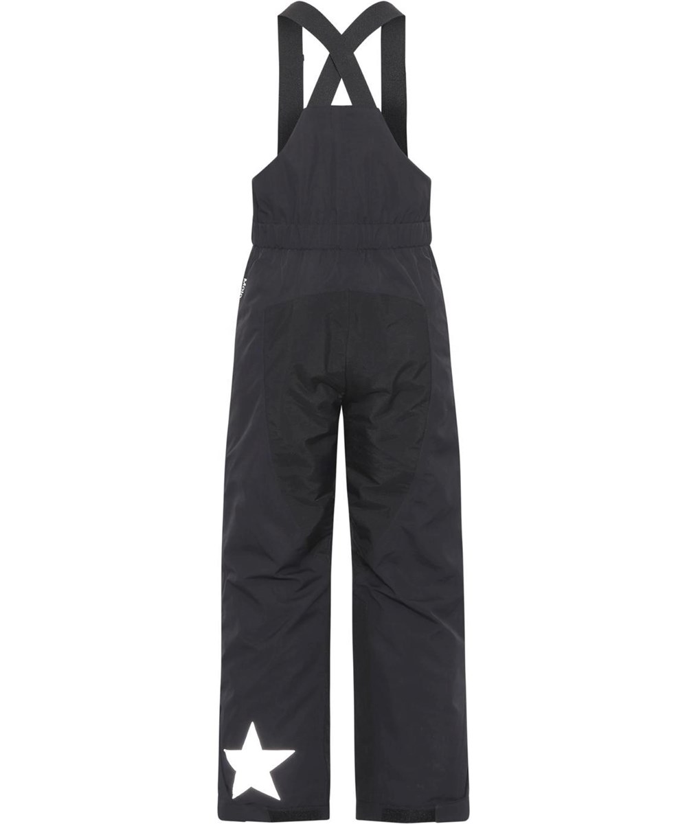 Play Pro - Black - Recycelte schwarze Skihose mit Hosenträgern