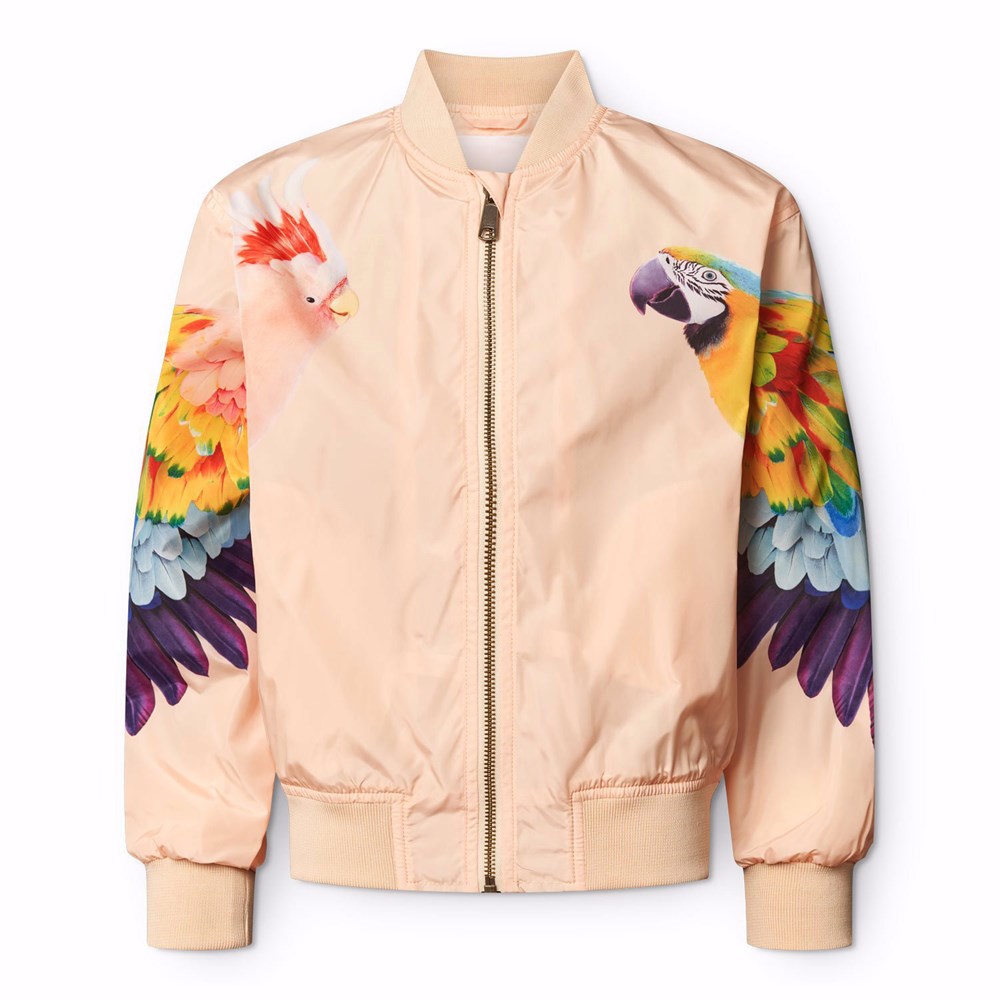 Bomberjacke Howie Molo Bomberjacke Haliva Fantasy Parrots