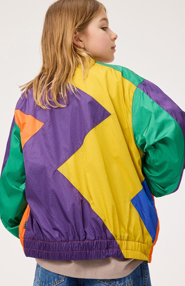 Henk - Colourblock - Bunte Jacke für Kinder mit stilvollen Schnitten und Inspiration aus den 80er Jahren.