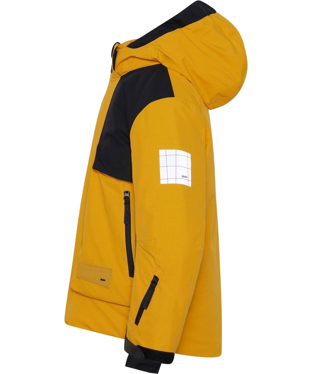 Alpine - Fire - Recycelte gelb-schwarze Skijacke