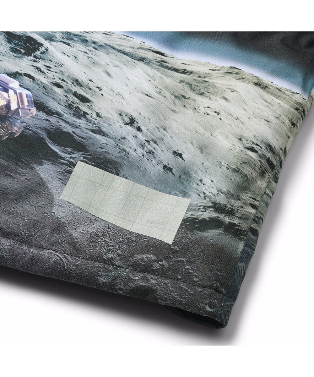 Castor - On The Moon - Wind- und wasserdichte schwarze und blaue Winterjacke für Kinder aus recyceltem Polyester, gefüttert mit 3M™ Thinsulate™.