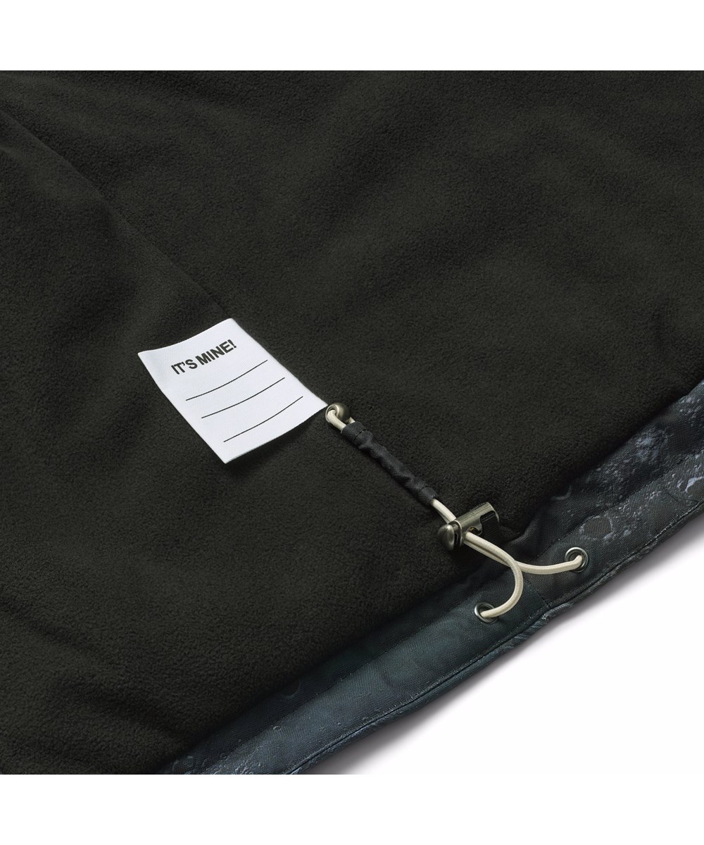 Castor - On The Moon - Wind- und wasserdichte schwarze und blaue Winterjacke für Kinder aus recyceltem Polyester, gefüttert mit 3M™ Thinsulate™.