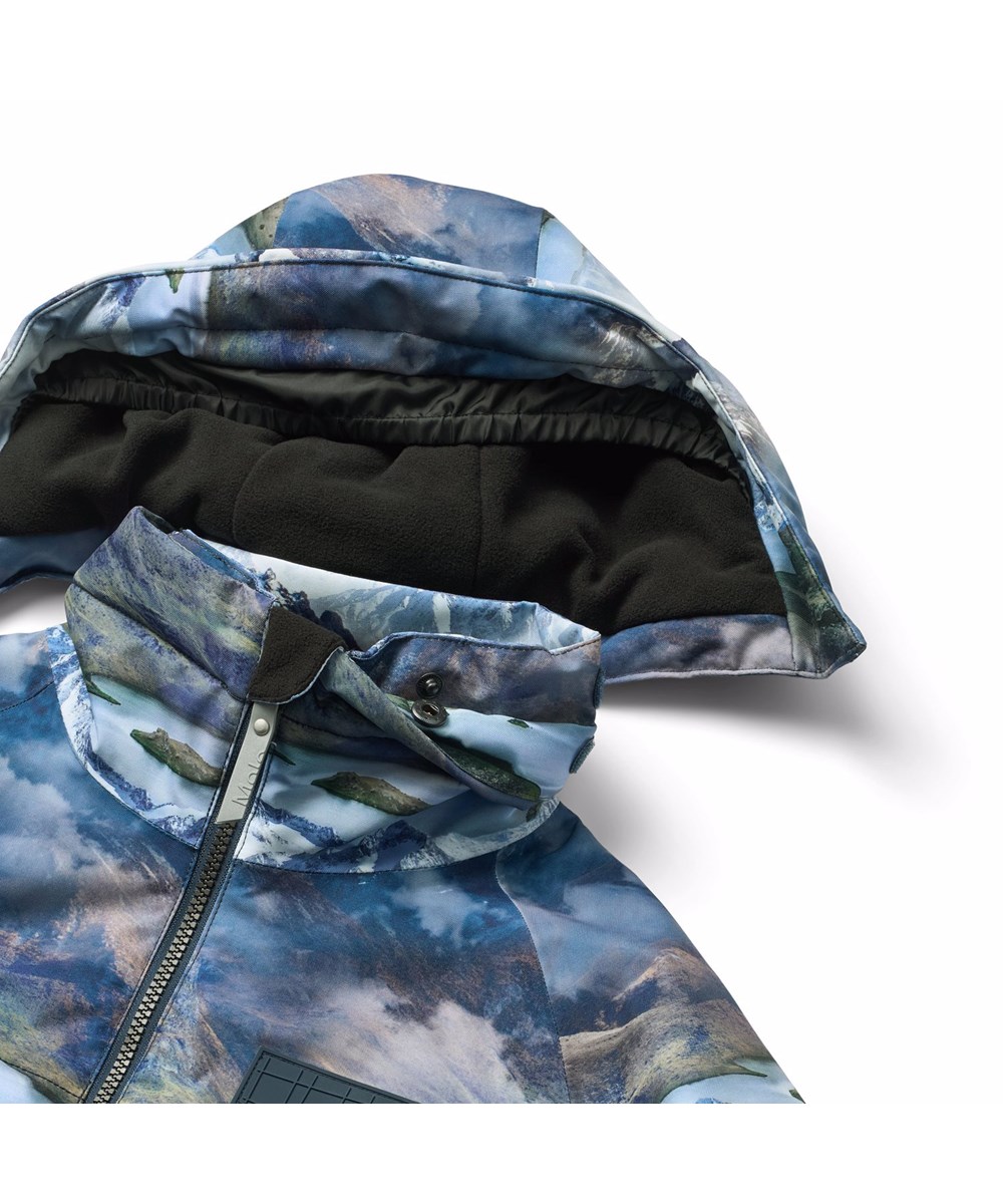 Castor - Snowy Mountains - Wind- und wasserdichte Winterjacke für Kinder aus recyceltem Polyester, gefüttert mit 3M™ Thinsulate™.