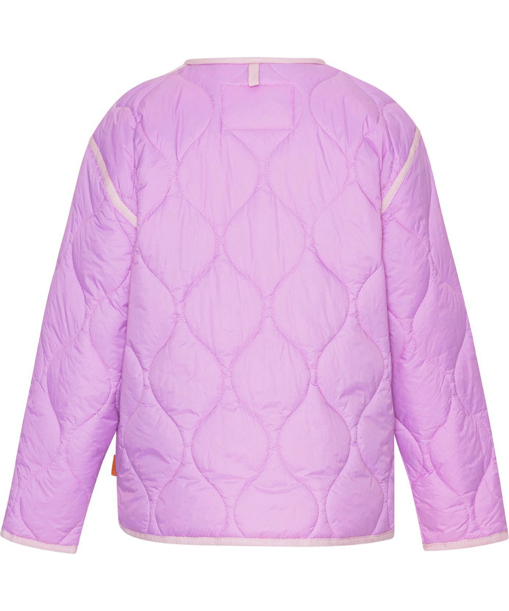 Hailee - Helio - Lila gesteppte Sommerjacke für Kinder.