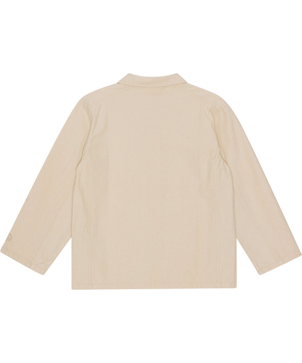 Halley - Summer Sand - Beige Sommerjacke für Kinder mit großen Taschen.