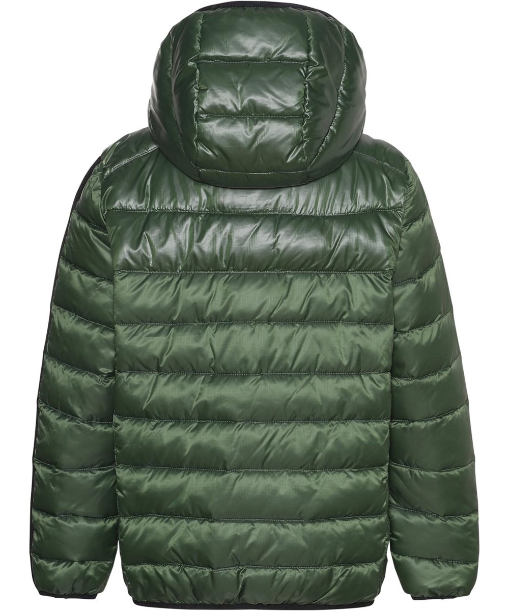 Hao - Black Forest - Grüne Recycling-Winterjacke mit Streifen