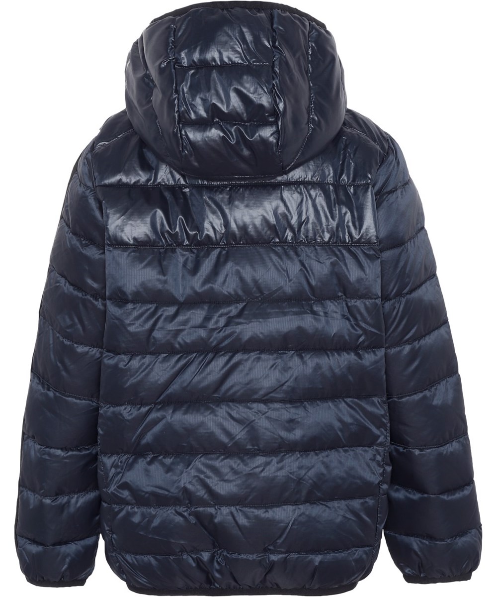 Hao - Galaxy Blue - Blaue recycelte Daunenjacke mit pearl padding