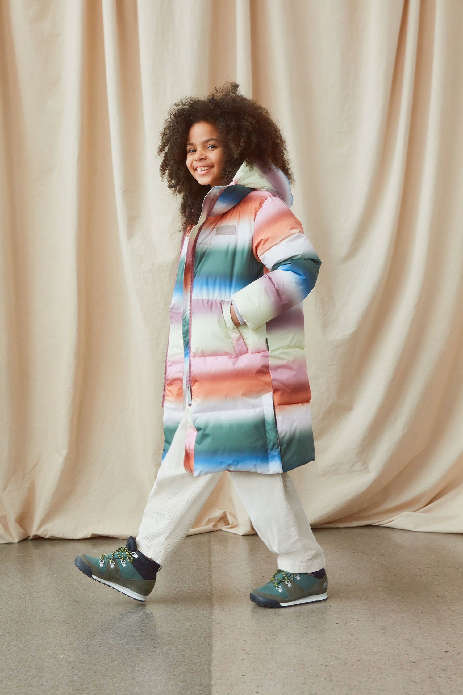 Harper - Misty Rainbow - Recycelter Daunenmantel mit 