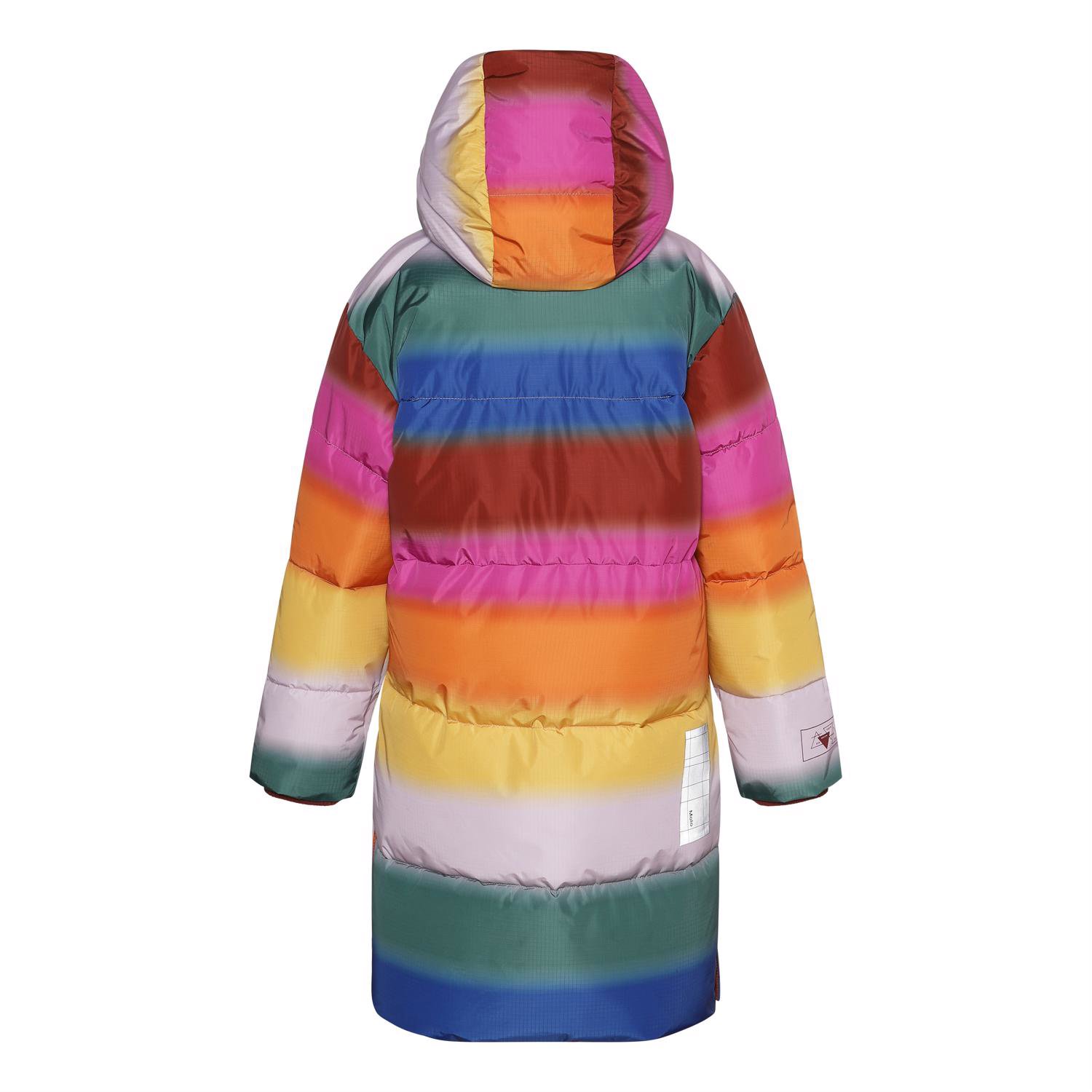 Harper - Glowy Rainbow - Recycelter langer warmer Mantel mit 