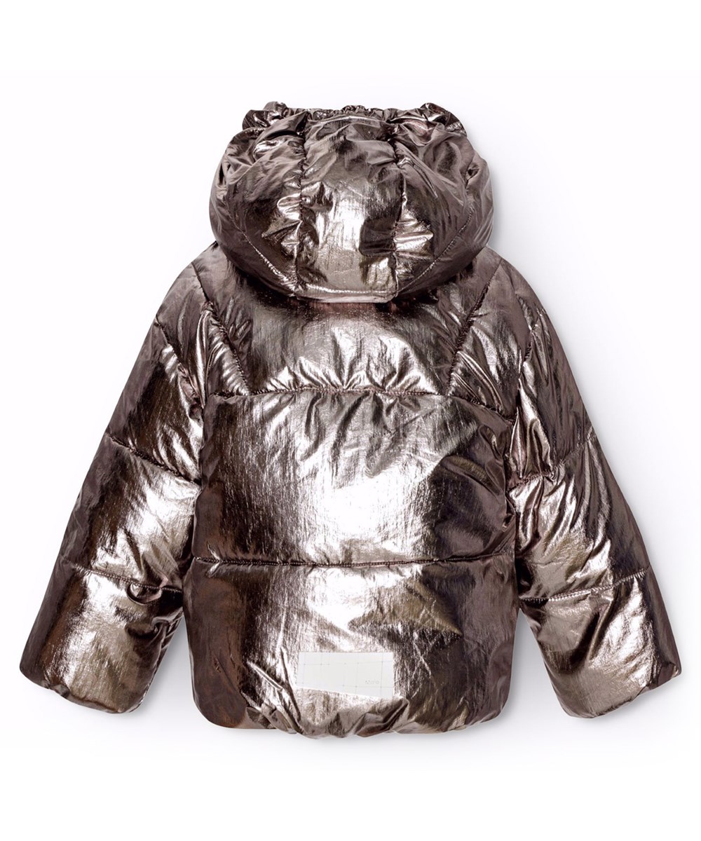 Harpo - Warm Silver - Coole silberne Jacke für Babys und Kleinkinder