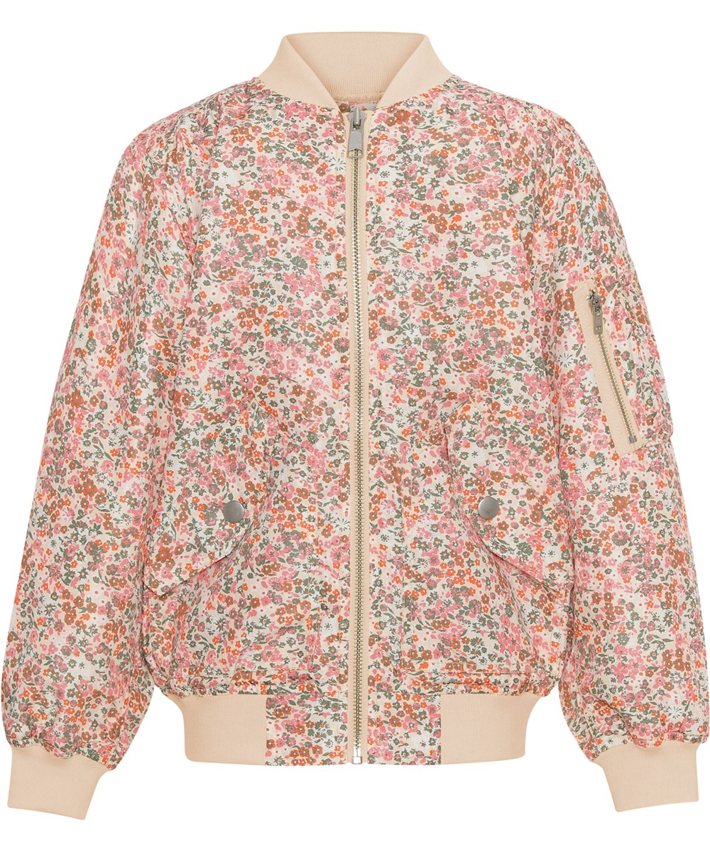 Heath - Meadow - Bomberjacke mit Blumenmuster.