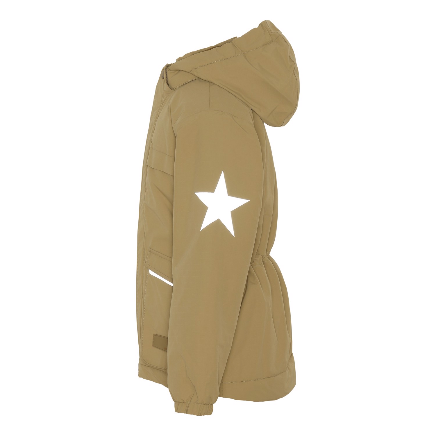 Heiko Khaki Recycelte grüne Unisex-Jacke wasserdicht Molo