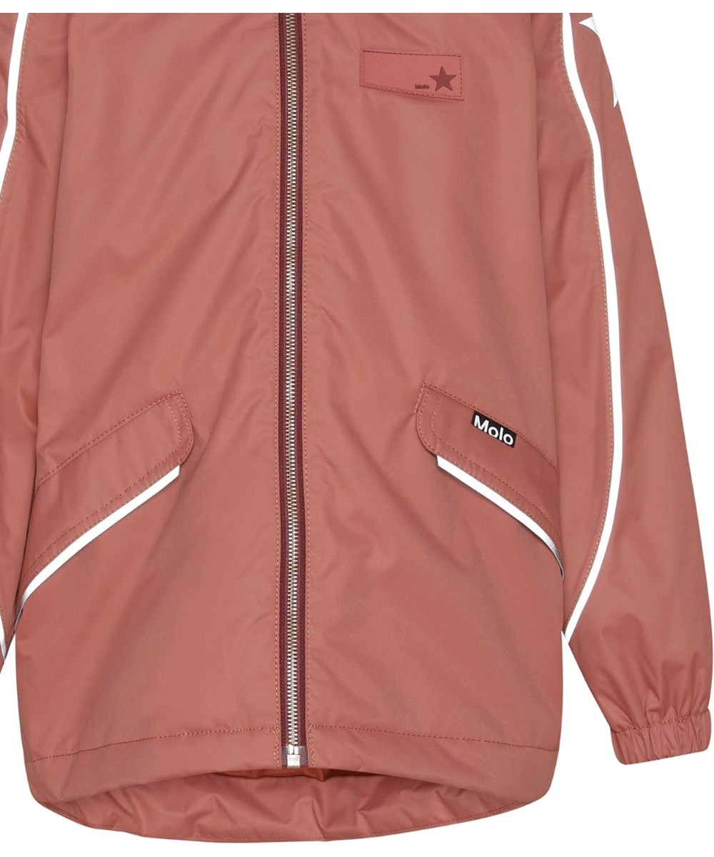 Heiko - Maple - Recycelte Unisex-Jacke in Rosa