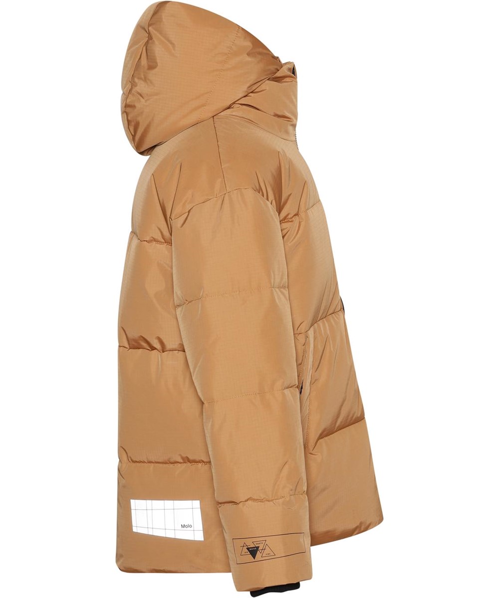 Hilo - Deer - Braune Bomberjacke aus recycelten Daunen