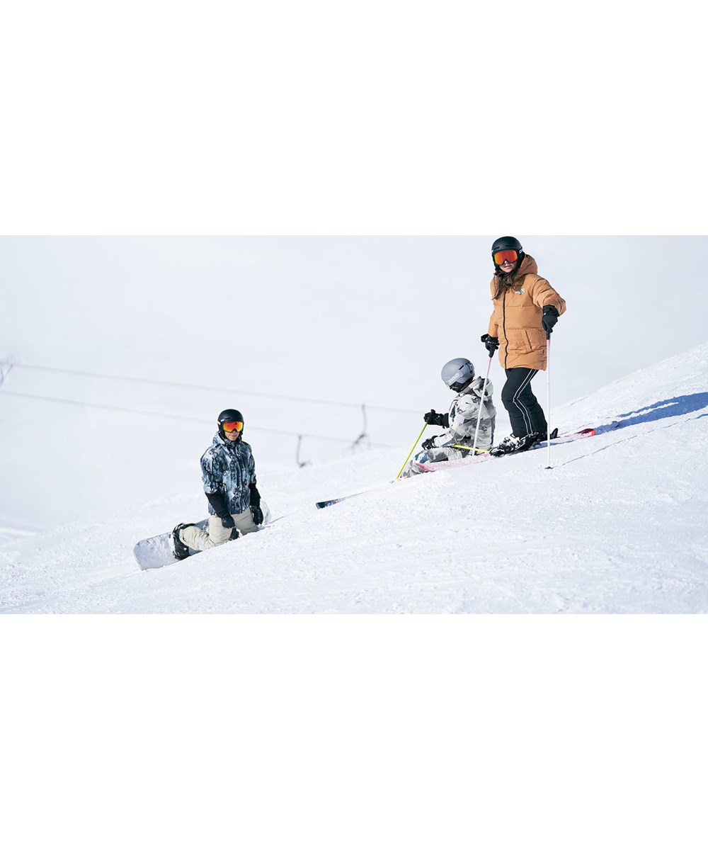 Hilo - Deer - Braune Bomberjacke aus recycelten Daunen