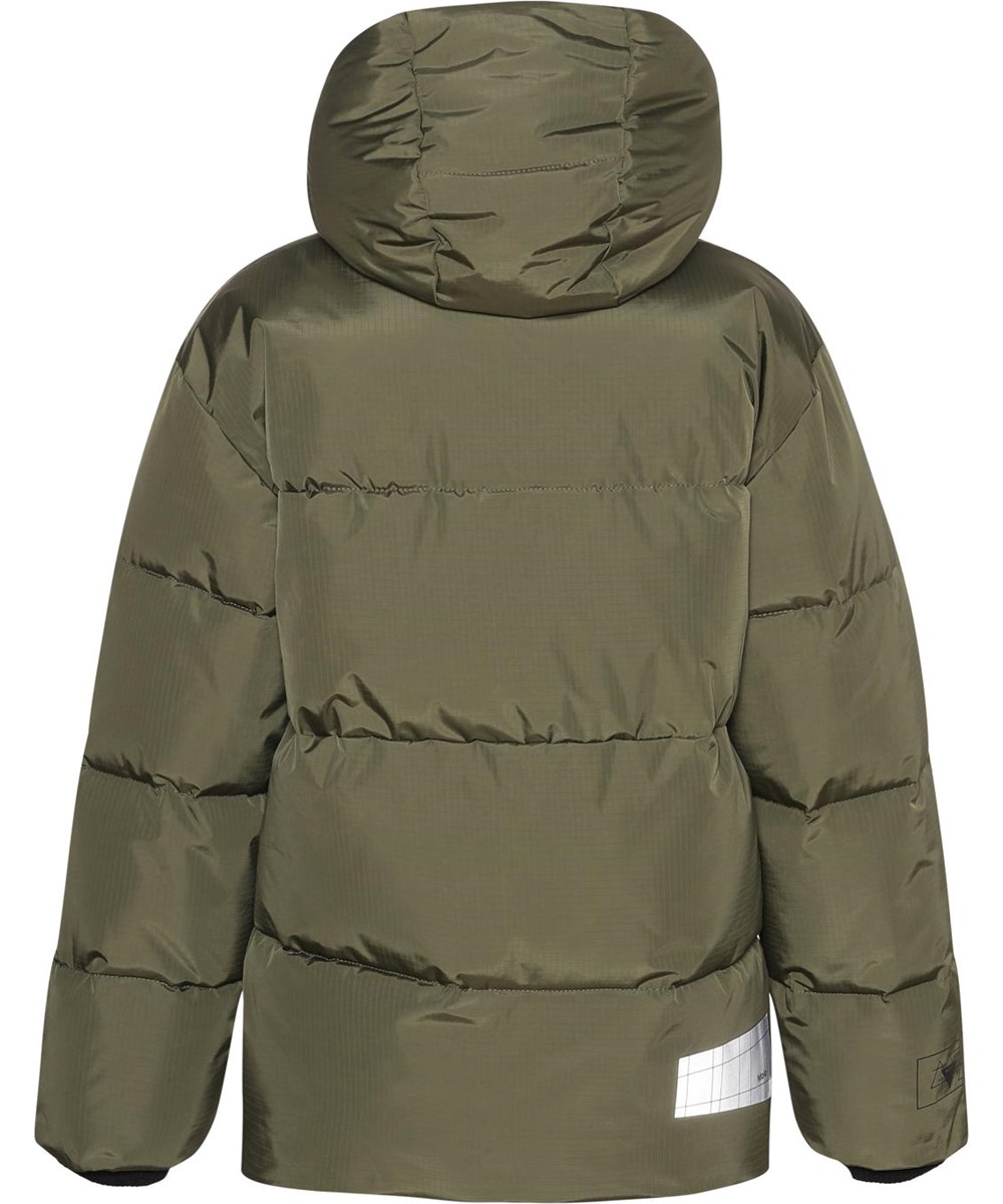 Hilo - Vegetation - Blaue Bomberjacke aus recycelten Daunen