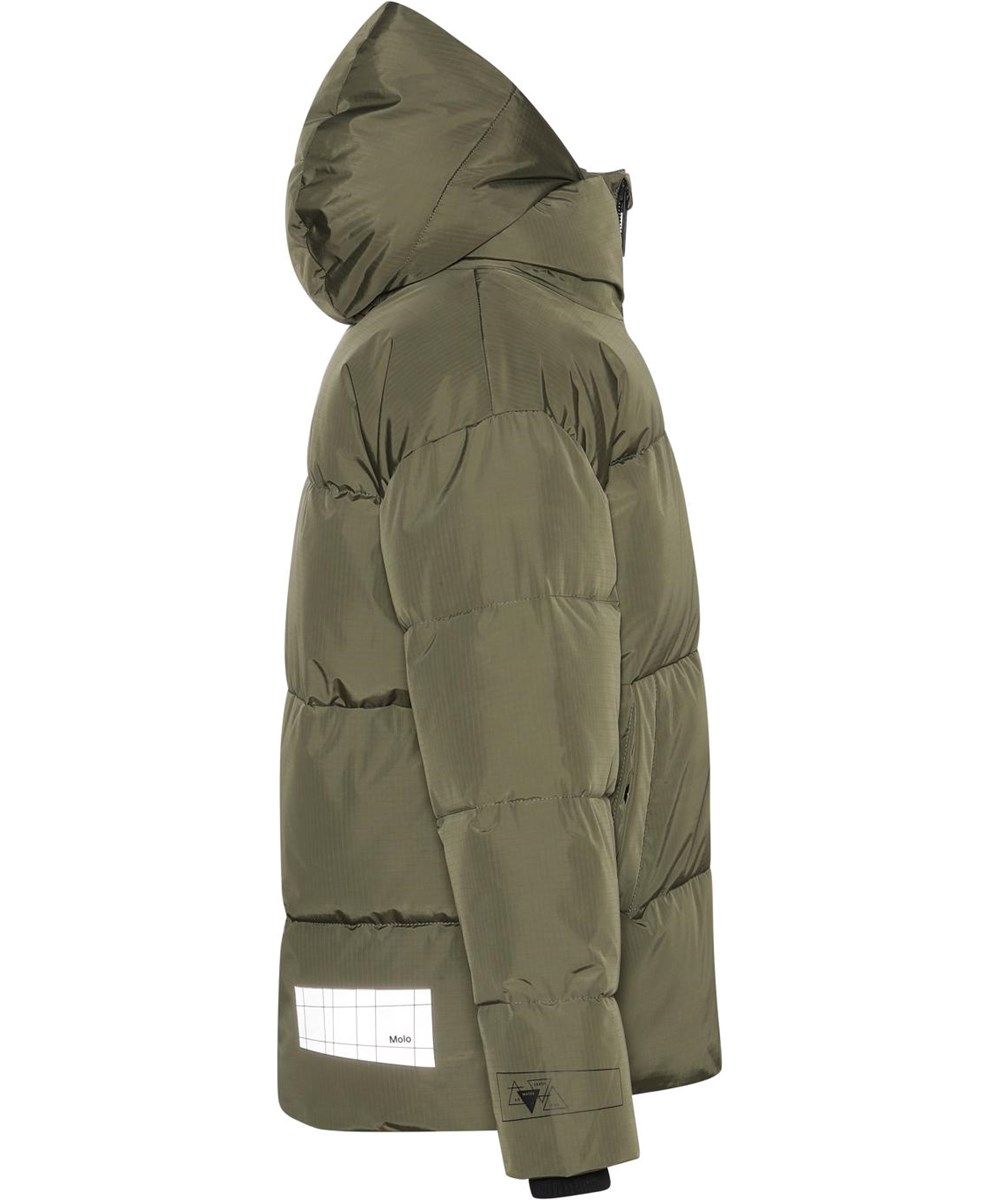 Hilo - Vegetation - Blaue Bomberjacke aus recycelten Daunen