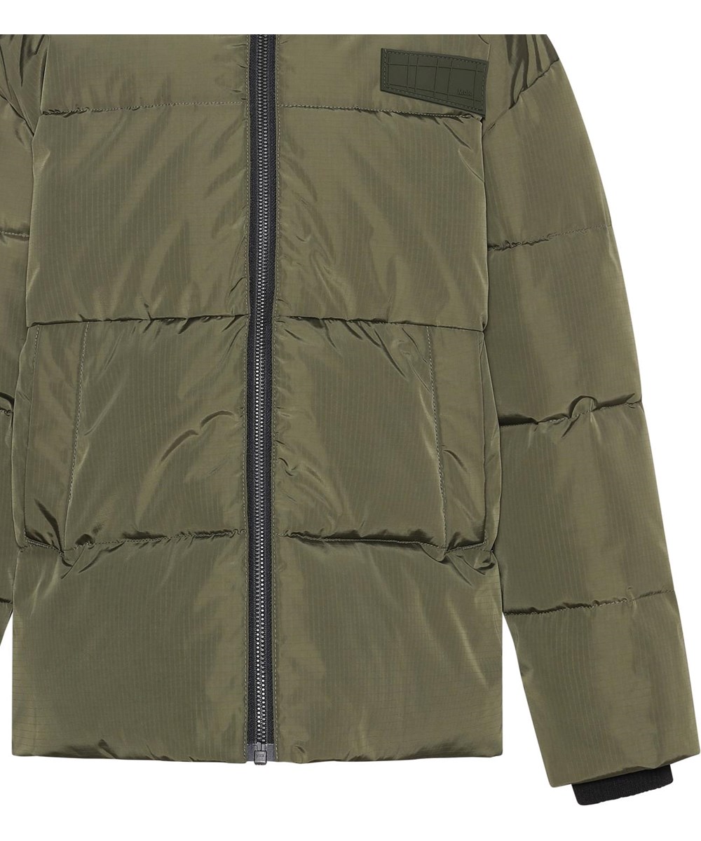 Hilo - Vegetation - Blaue Bomberjacke aus recycelten Daunen