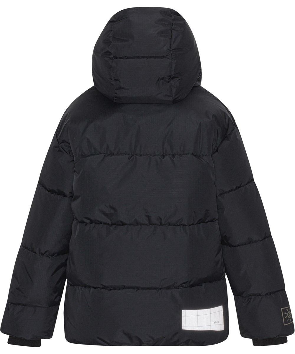 Hilo - Black - Recycelte, warme und weiche Steppjacke in Schwarz