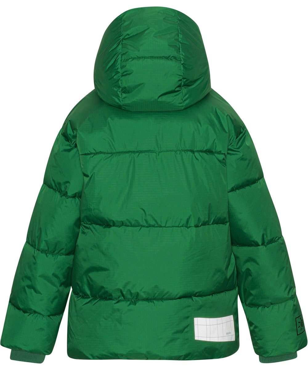 Hilo - Woodland Green - Recycelte, warme und weiche Steppjacke in Grün