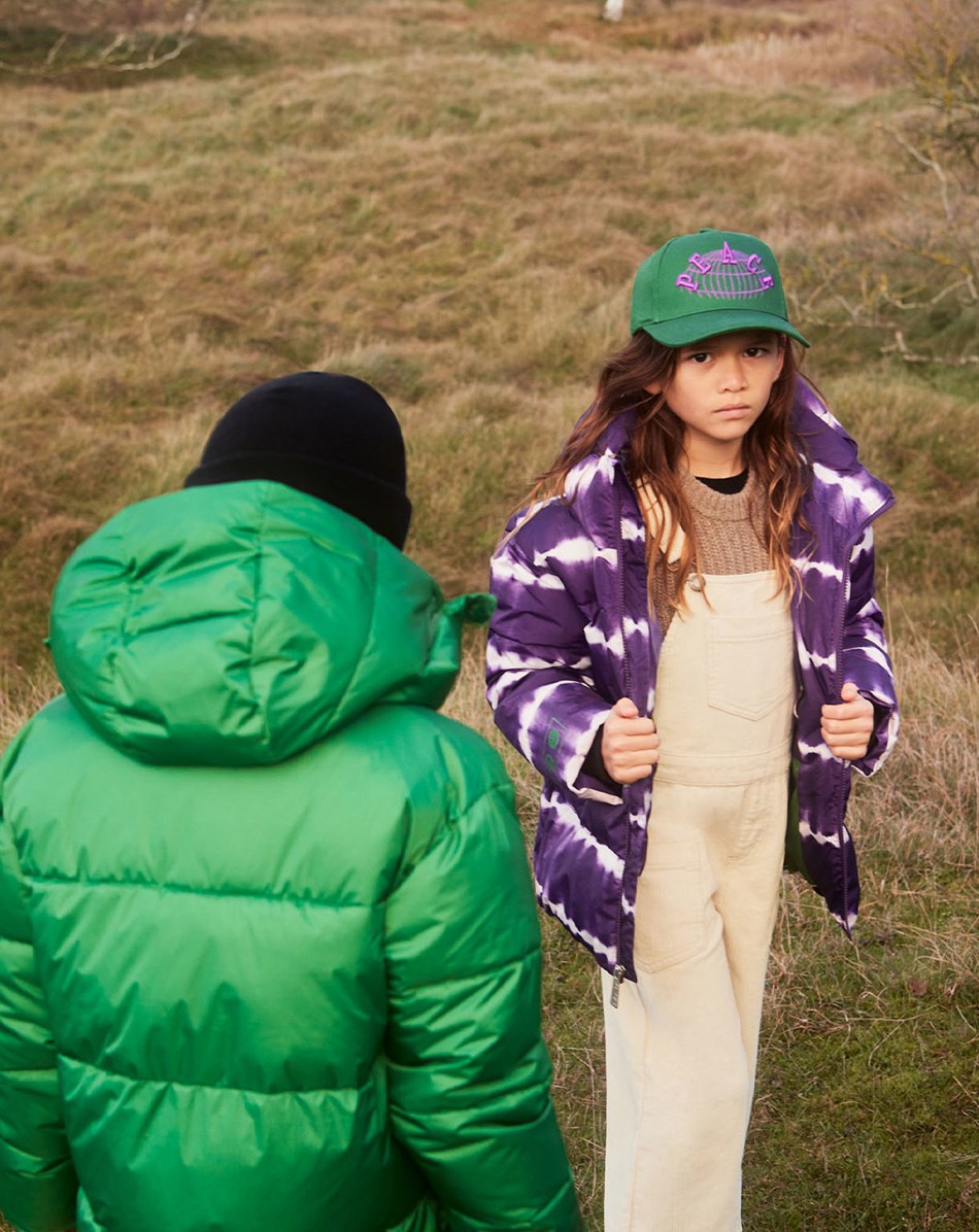 Hilo - Woodland Green - Recycelte, warme und weiche Steppjacke in Grün