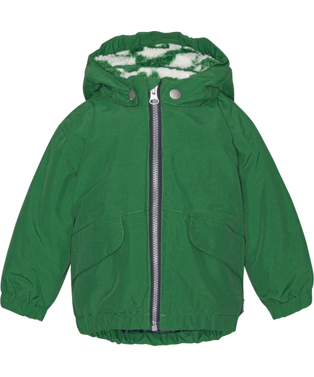 Honor - Woodland Green - Recycelte grüne Winterjacke für die Kleinen