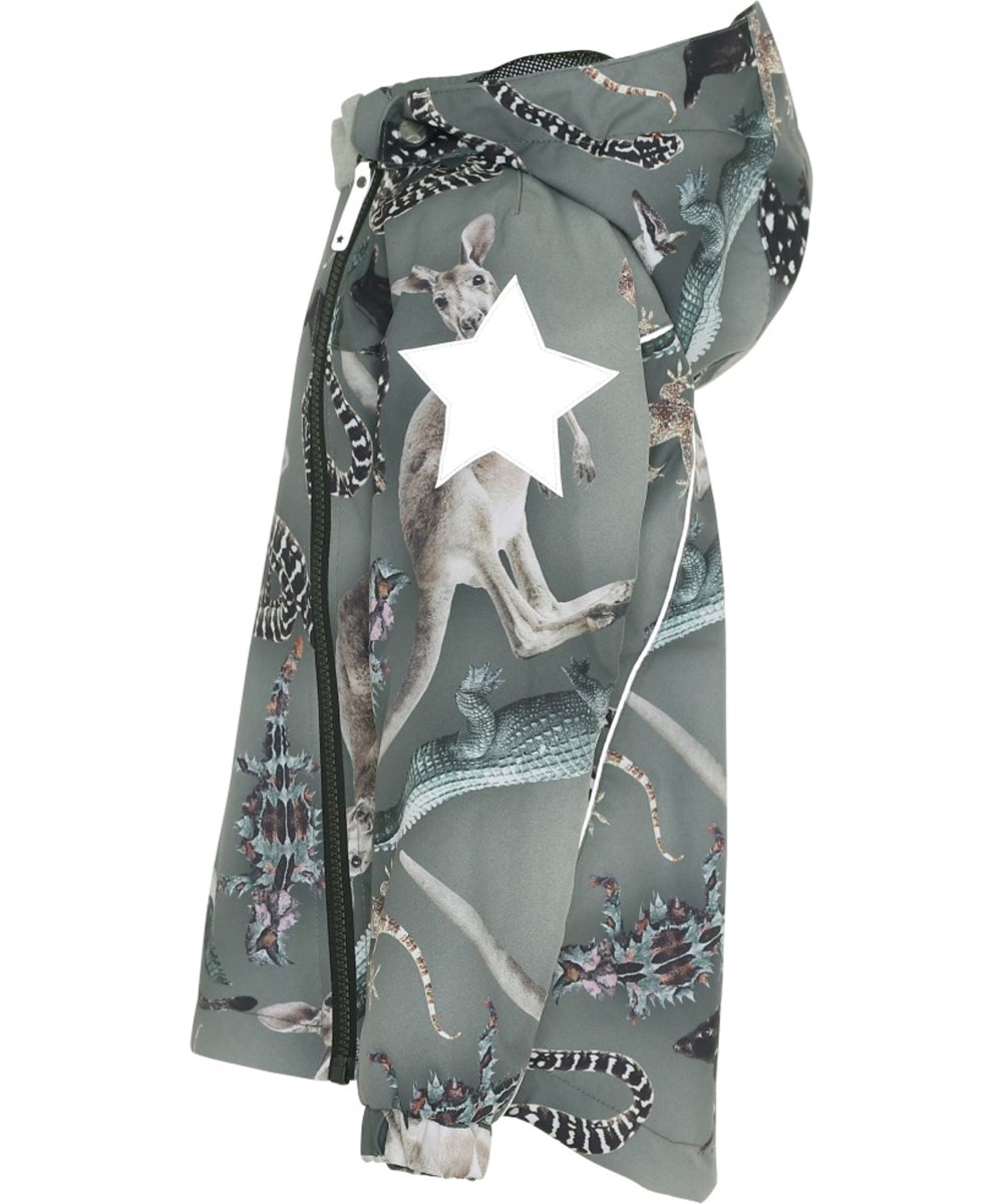 Hopla - Camo Bush Animals - Wasserdichte Jacke mit Tier Print