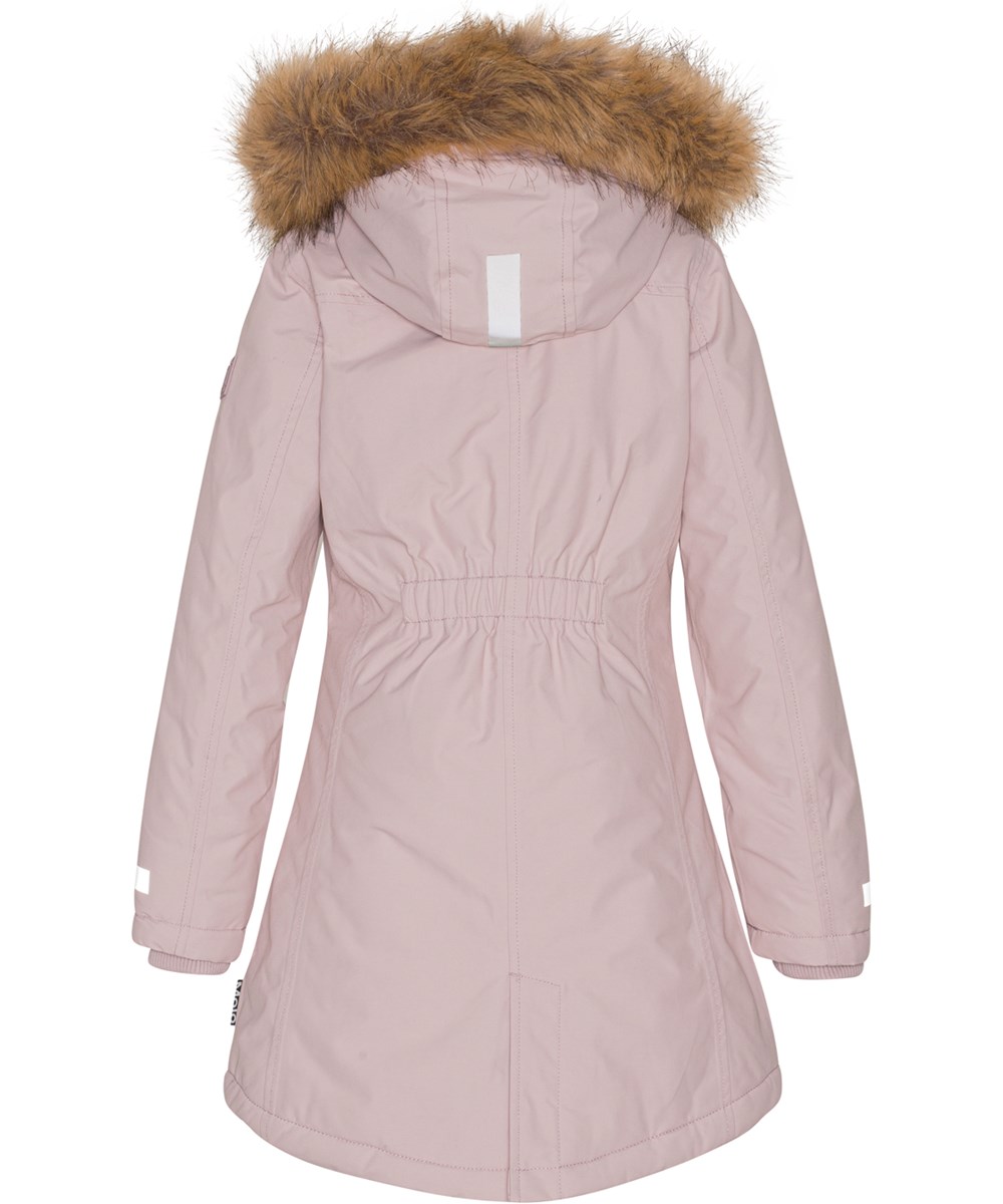 Peace - Berry Ice - Recycelte Parka-Winterjacke mit Blumendruck