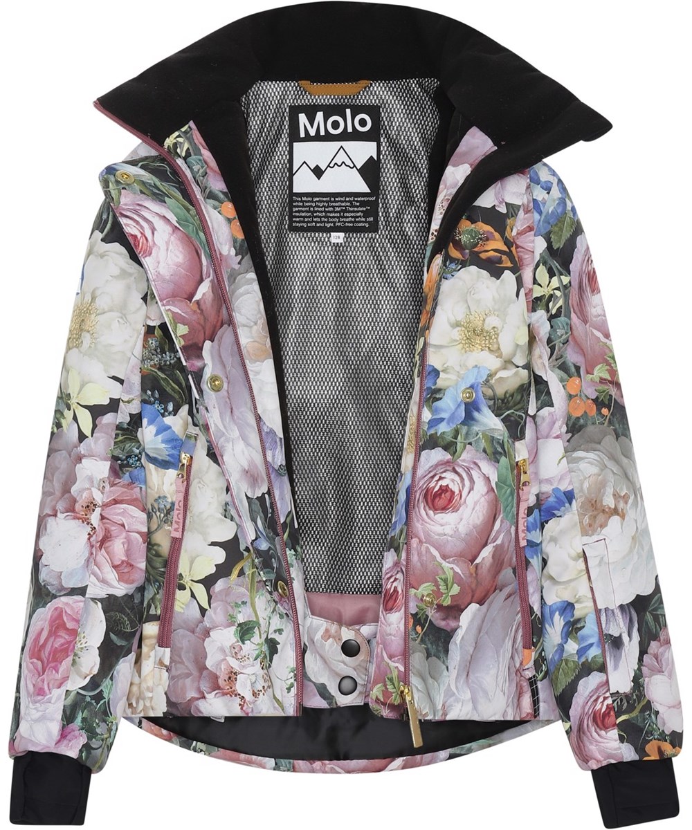 Pearson - Still Life - Wasserdichte und recycelte Skijacke mit Blumen