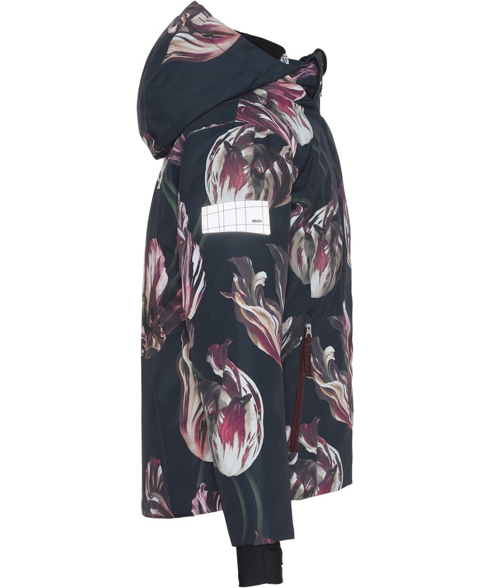 Pearson - Tulips - Wasserdichte und recycelte Skijacke mit Tulpen