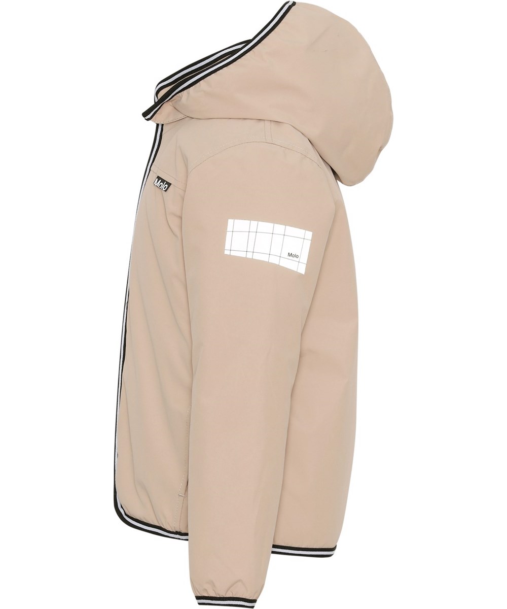 Winner - Nougat - Recycelte, gefütterte, wasserabweisende Jacke in Rosa 