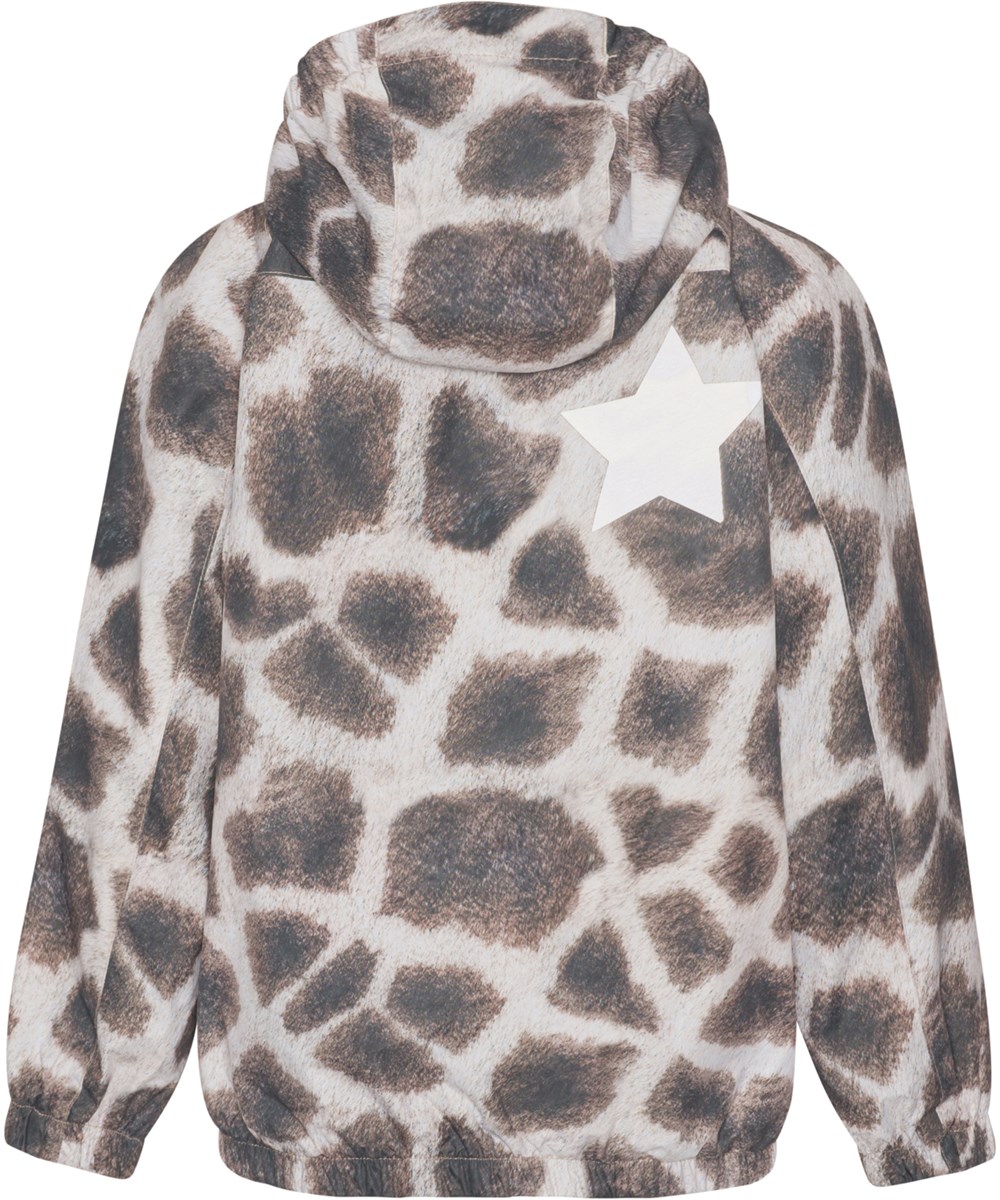 Waiton - Giraffe - Regenjacke mit Giraffenprint und Sternenreflektor