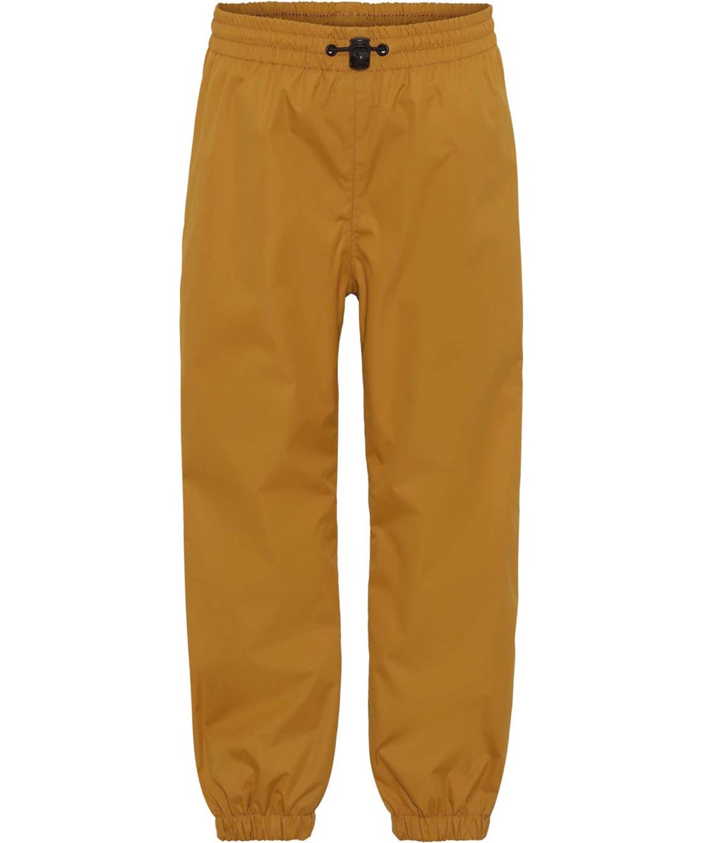 Waits - Almond - Leichte und atmungsaktive Regenhose in Goldgelb