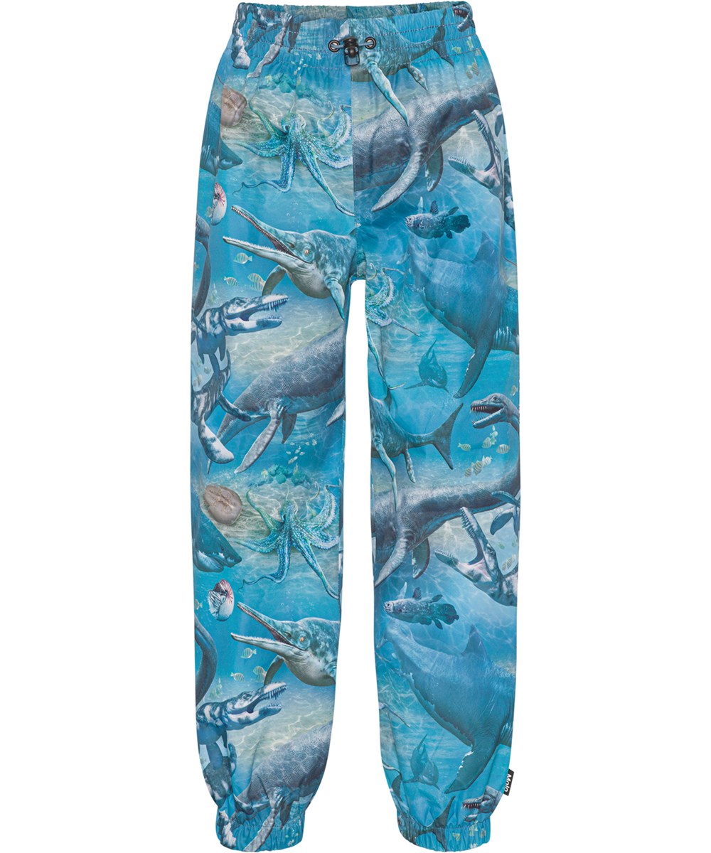 Waits - Big Ancient Sea - Regenhose in Blau mit Meerestieren