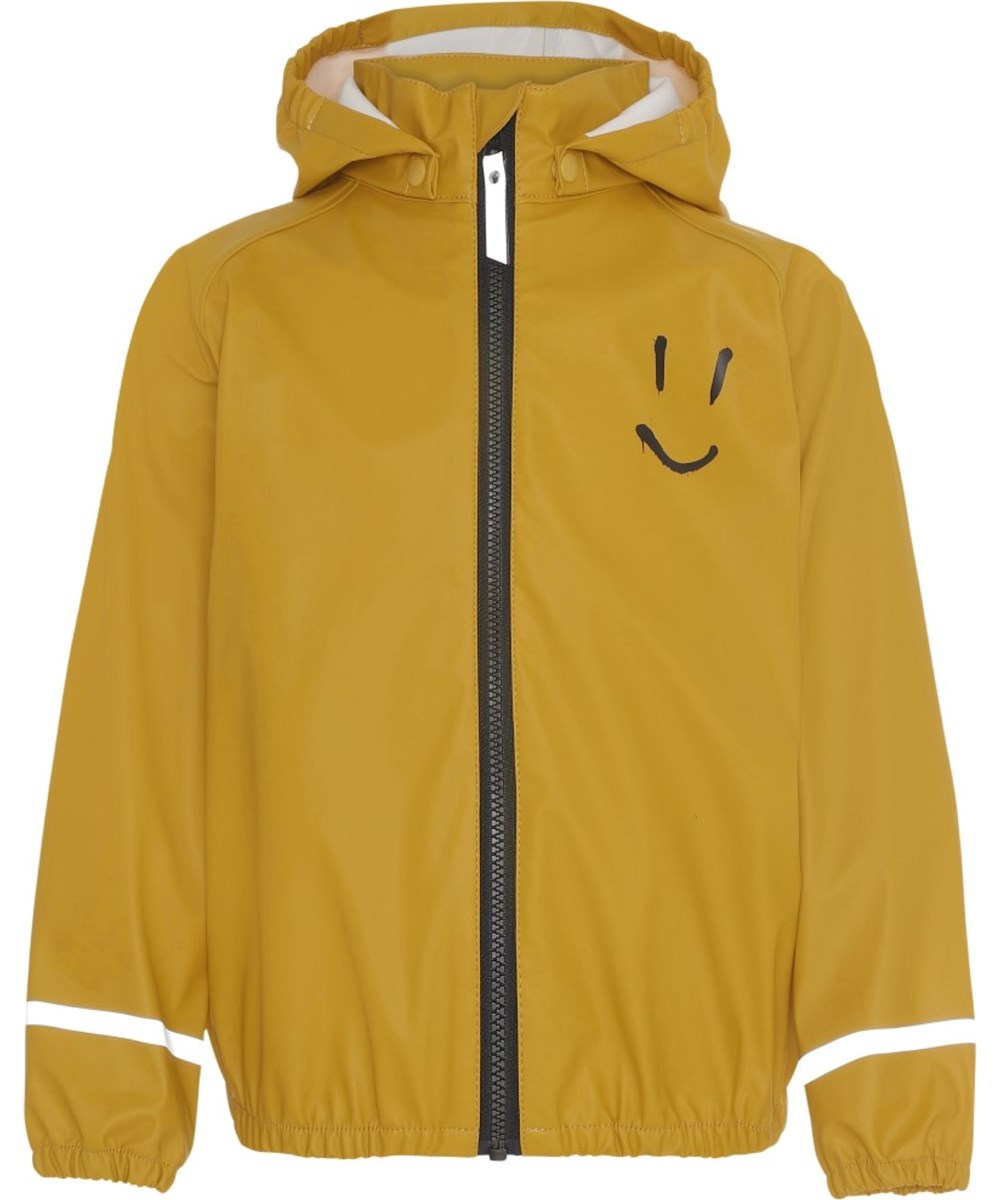 Zet - Nugget Gold - Gelbes Regenset mit Smiley