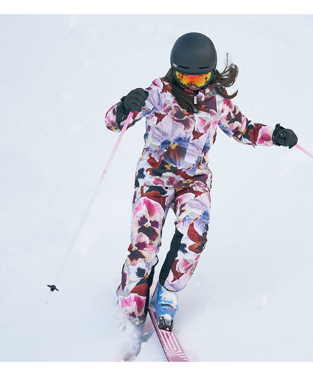 Hux - Giant Floral - Recycelter Schneeanzug mit Blumendruck