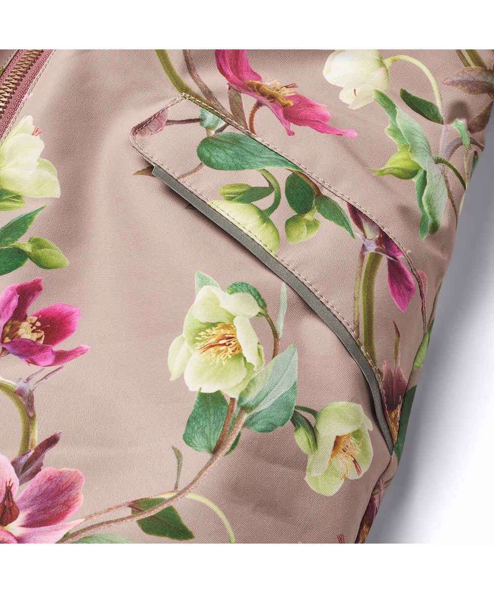 Hyde - Winter Roses - Warmer Schneeanzug für Babys und Kleinkinder aus recyceltem Polyester mit Blumenmuster.