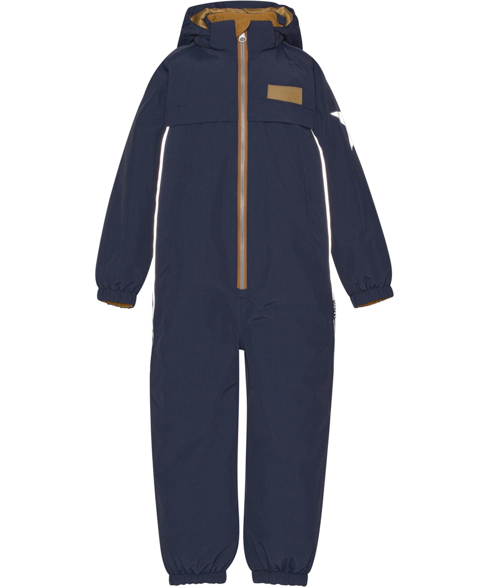 Pingo - Galaxy Blue - Recycelter blauer wasserdichter Fluganzug