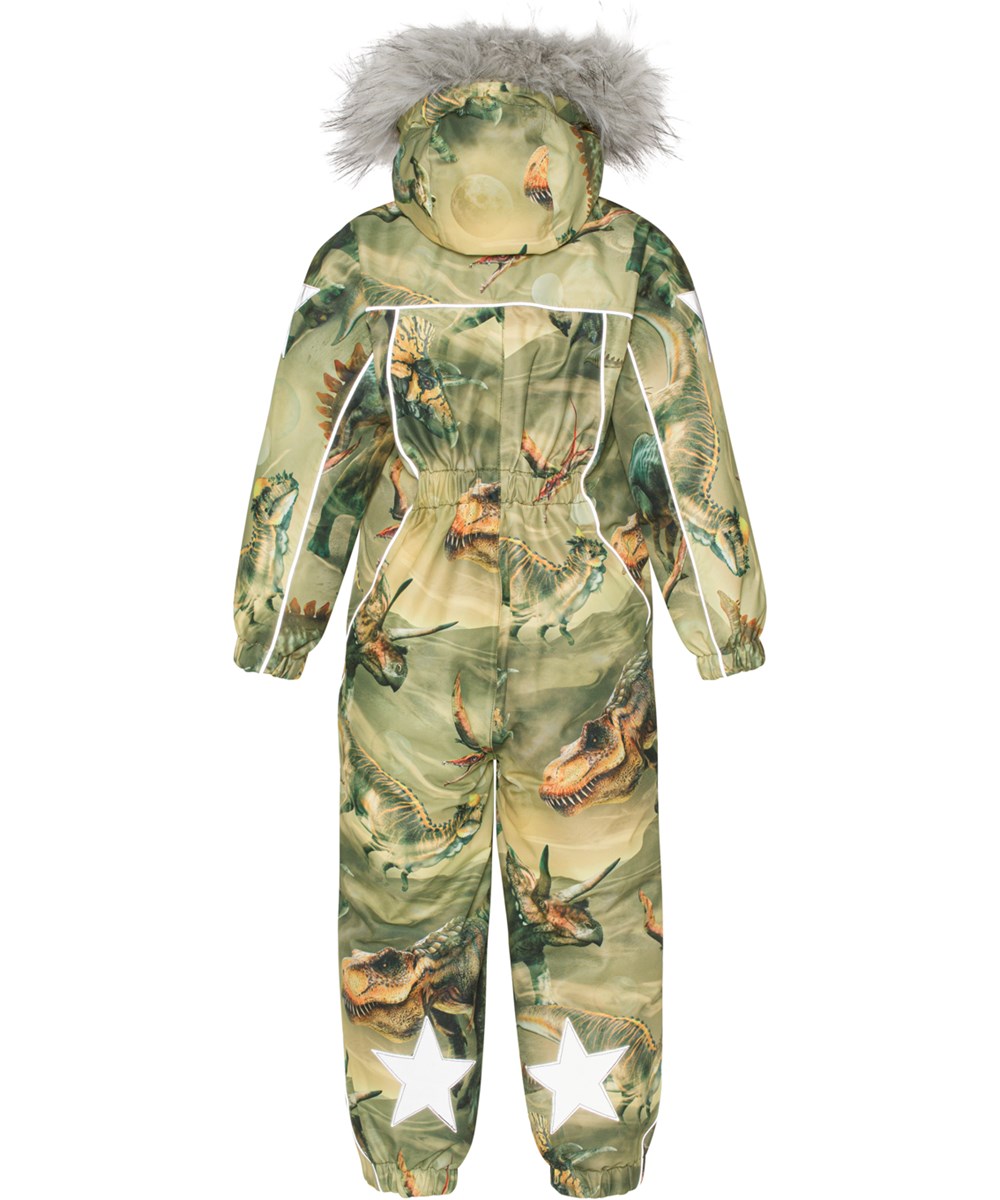 Polaris Fur - Ancient Time - Recycelter Schneeanzug mit Dinosaurier-Print