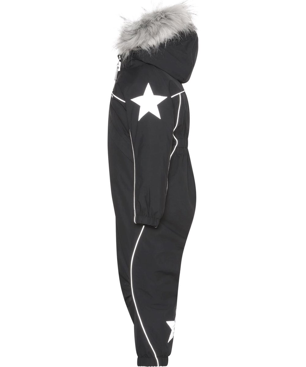 Polaris Fur - Black - Recycelter schwarzer Schneeanzug Reflektor