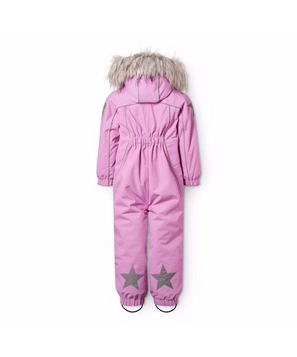 Polaris Fur - Purple Ray - Wind- und wasserdichter lila Schneeanzug für einen kalten Winter oder Skiurlaub aus recyceltem Nylon und gefüttert mit 3M™ Thinsulate™.