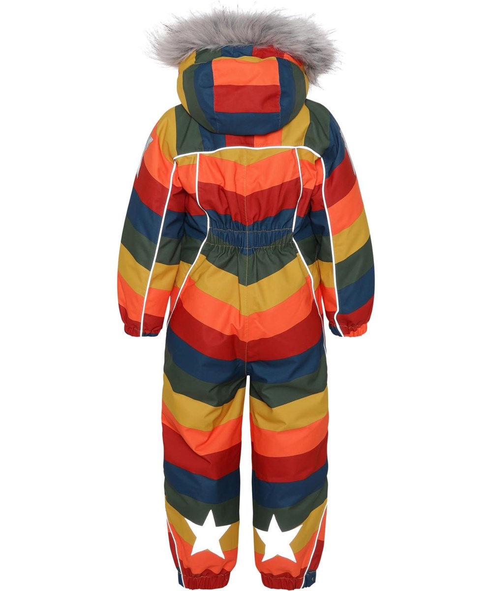 Polaris Fur - Rainbow - Recycelter Schneeanzug mit Regenbogenprint