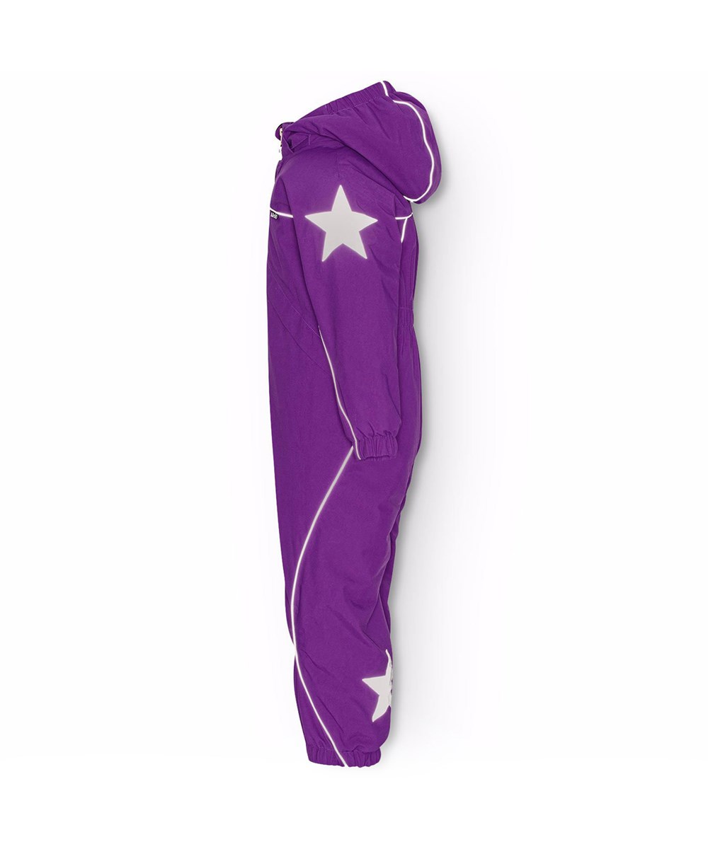 Polaris - Warm Purple - Lila Kinder-Schneeanzug aus recyceltem Polyester.