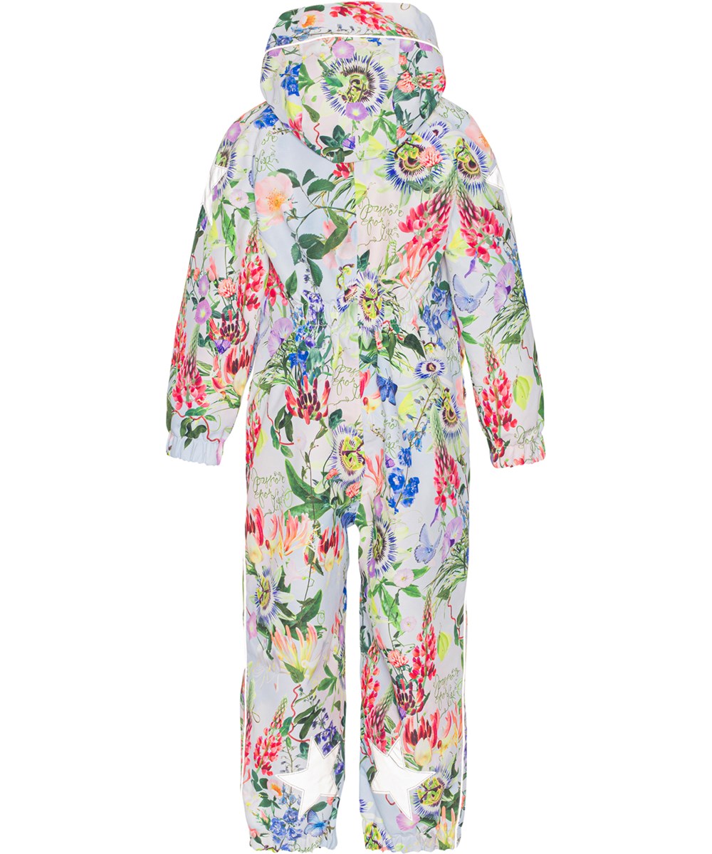 Polly - Big Passion - Hellblauer Sommer-Overall mit Blumendruck